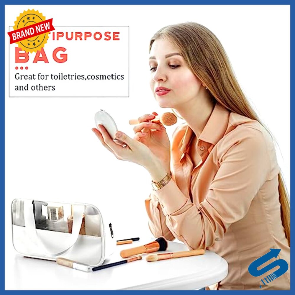 Translucent Makeup Bag Set Waterproof Travel Orga… - image 4